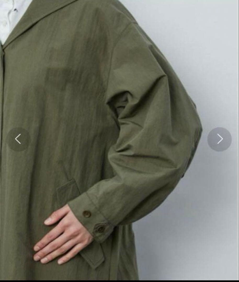 定価4.2万円 未使用LOISIR コットンナイロン タイプライターモッズコート