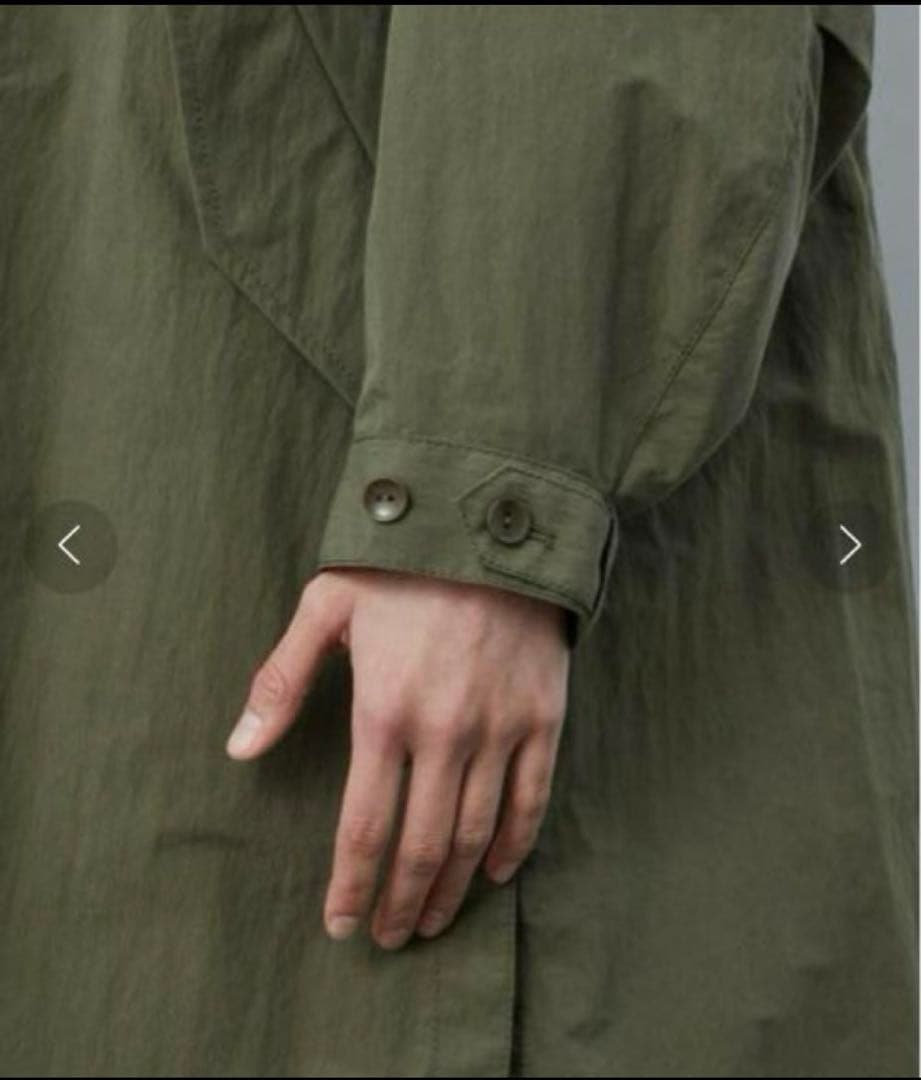 定価4.2万円 未使用LOISIR コットンナイロン タイプライターモッズコート