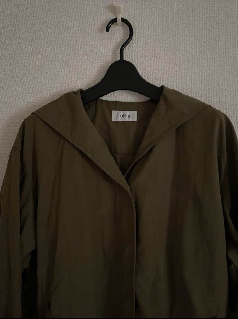 定価4.2万円 未使用LOISIR コットンナイロン タイプライターモッズコート