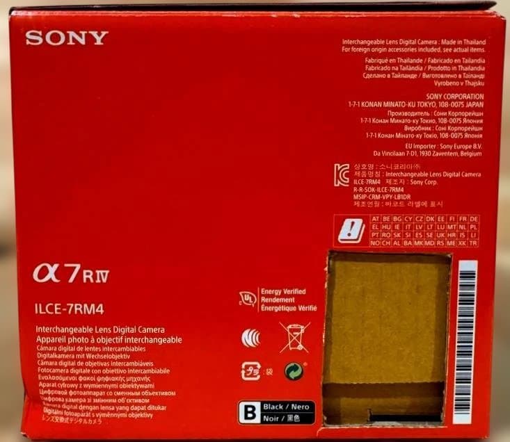 SONY α7R IV ILCE-7RM4