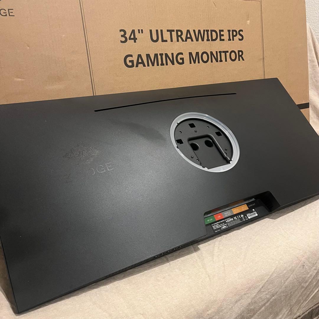 美品 34インチ ウルトラワイド ゲーミングモニター UWQHD Z-EDGE