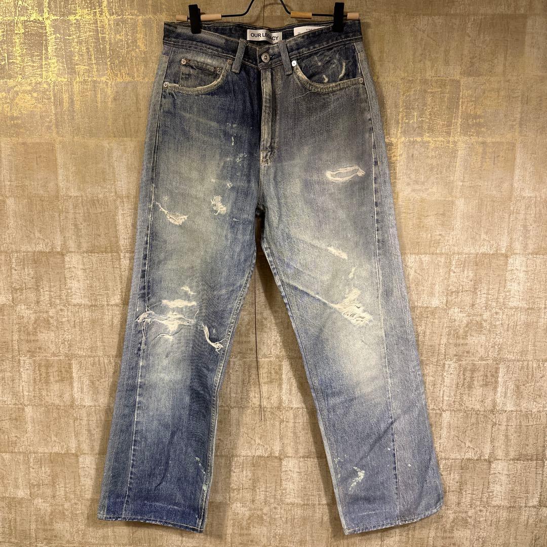 パンツ OUR LEGACY THIRD CUT DIGITAL DENIM PRINT