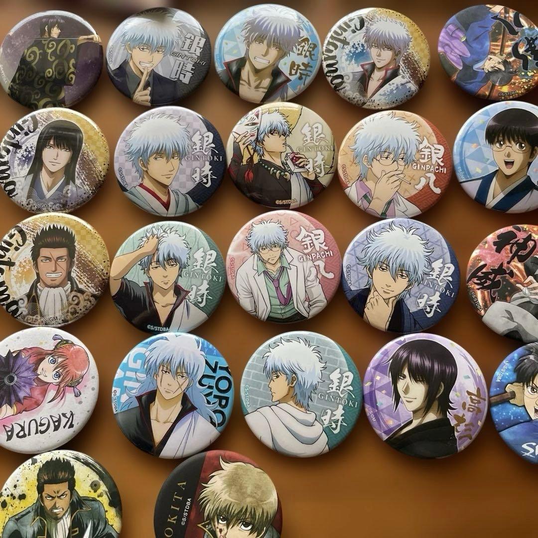 銀魂 坂田銀時 缶バッジ 妖怪