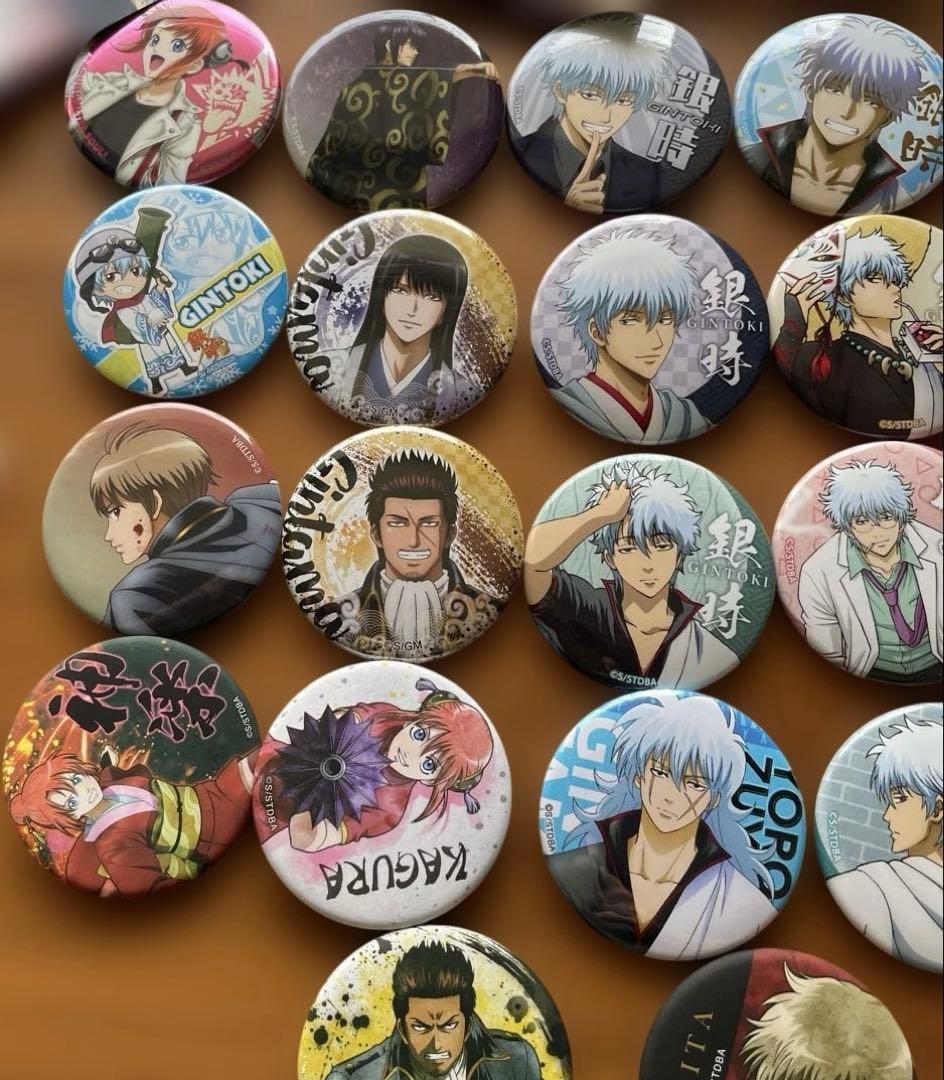 銀魂 坂田銀時 缶バッジ 妖怪