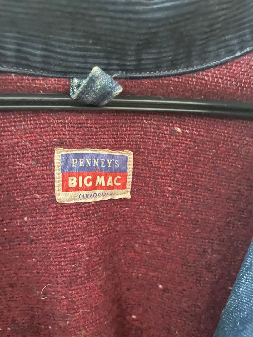 ☆50s 60s BIG MAC デニムカバーオール　古着ビンテージ