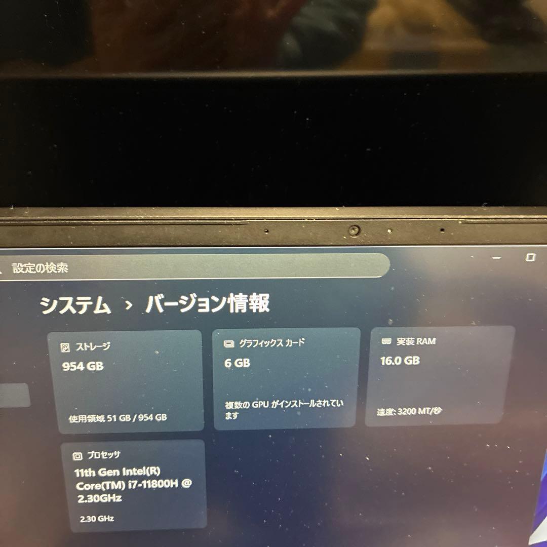 dell ゲーミングノートパソコン G15 5511 バッテリー動作不可