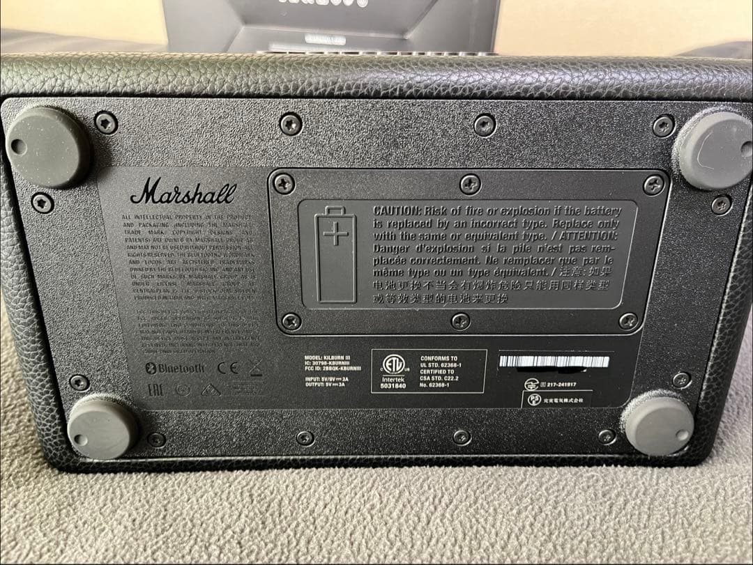 国内正規品 Marshall　Kilburn III ブラック