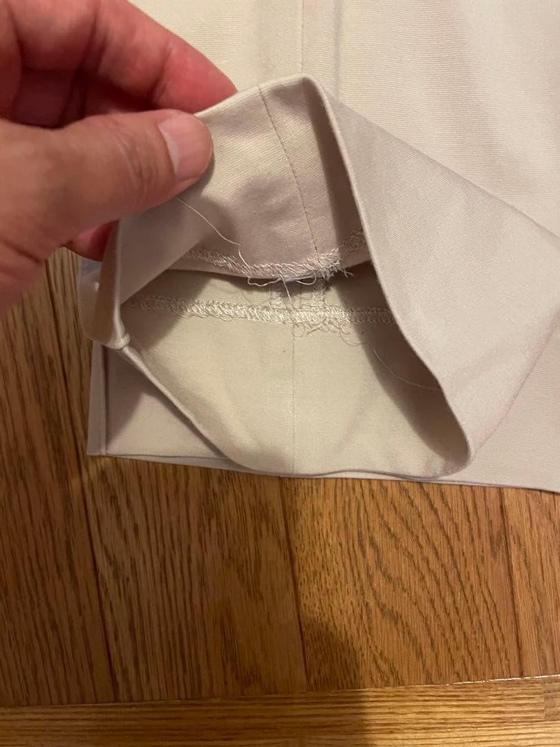 giab's ARCHIVIO BLEU 46ベージュ　シルキージャージ