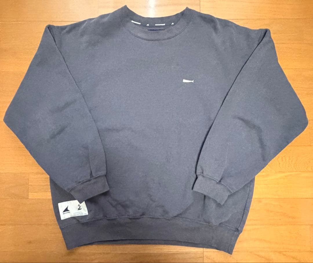 り*ー様 【美品】DESCENDANT 裏起毛 クルーネック スウェット 2 ネ