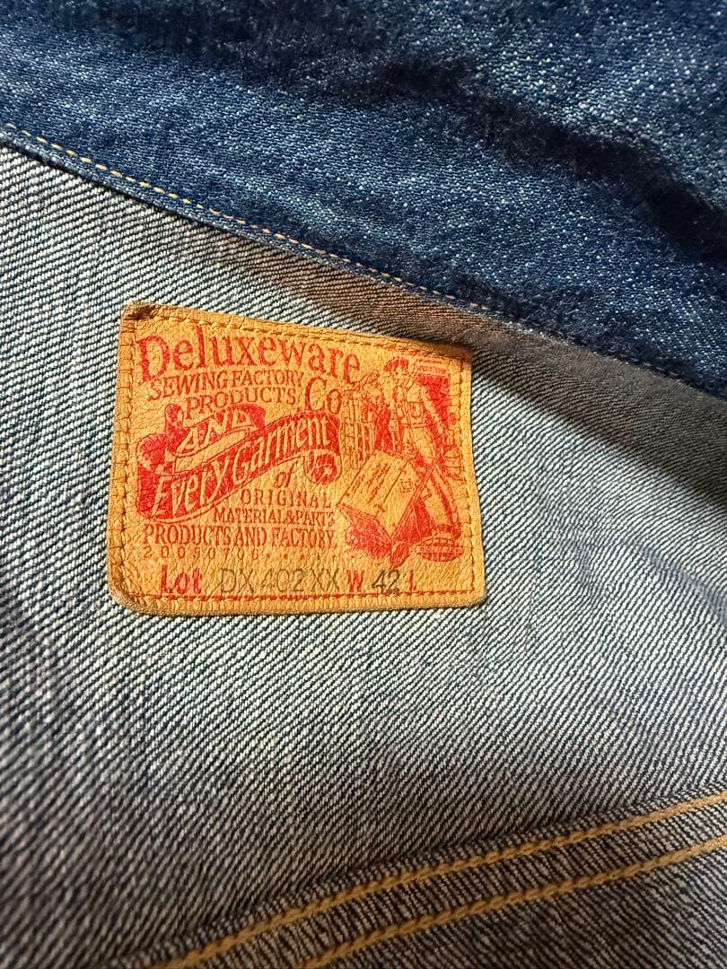 デラックスウエア DELUXEWARE Gジャン　デニムジャケット　2nd 42