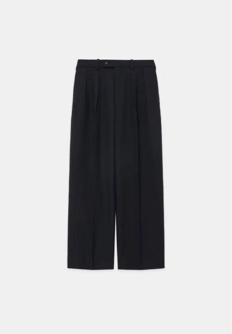 MARKAWARE オーガニックウール トラウザーズ Black Mサイズ