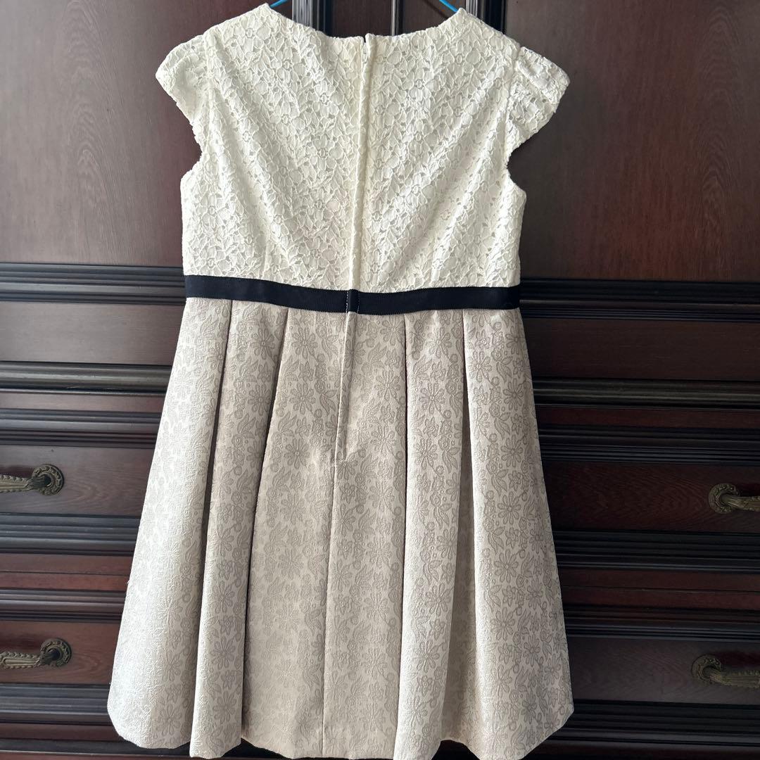 プティマイン　120 ワンピース＋ブレザーセット　コサージュ・靴下・（靴）つき