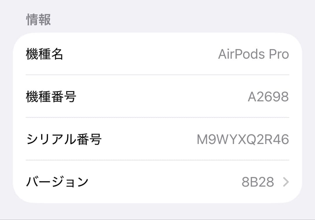 AirPods Pro第2世代　Lightning仕様