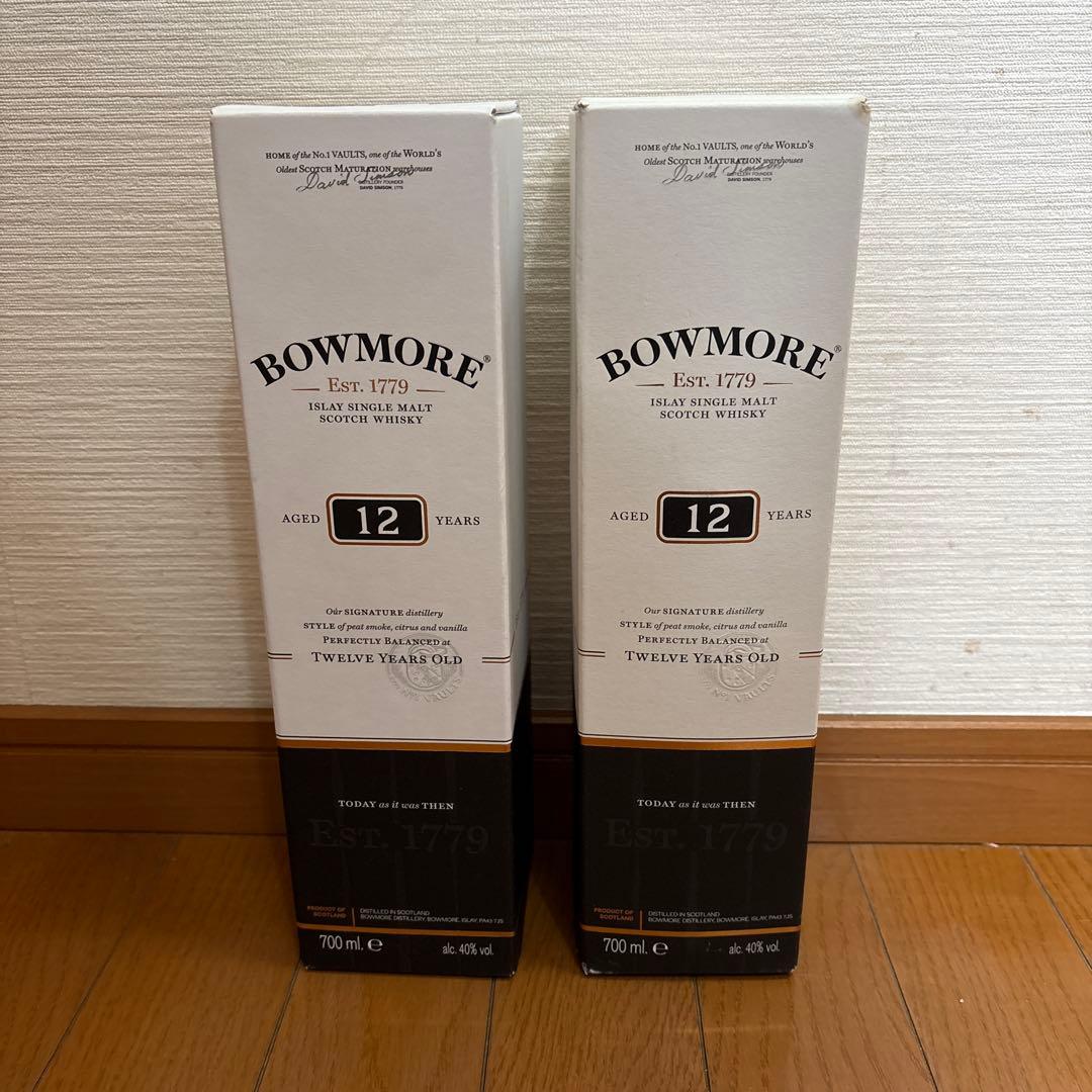 BOWMORE 12年 700ml ウイスキー　2本
