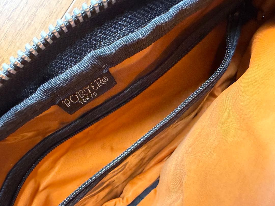 美品 ポーター タンカー ショルダーバッグ ハーフムーン 舟形 オーバル