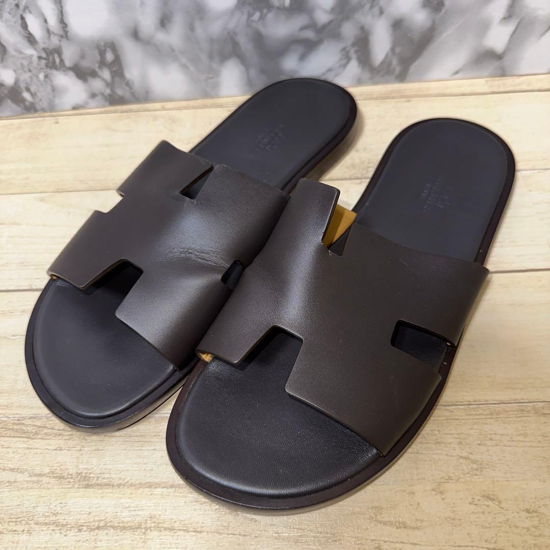 さ*な様 HERMES (エルメス) Izmr イズミール レザー 41/BRW