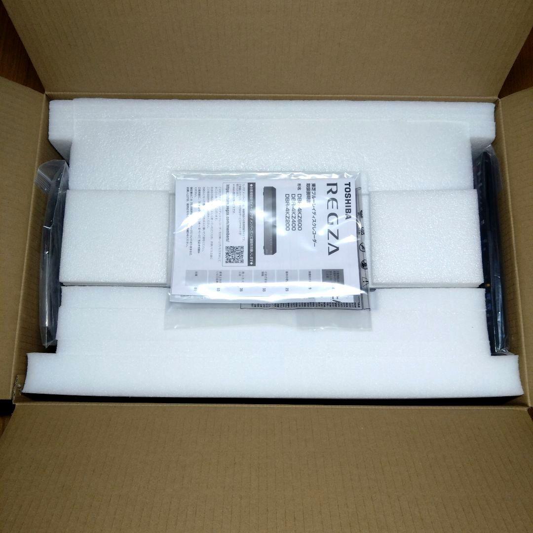 【新品同様】東芝 REGZA DBR-4KZ400 タイムシフト 【5年保証付】