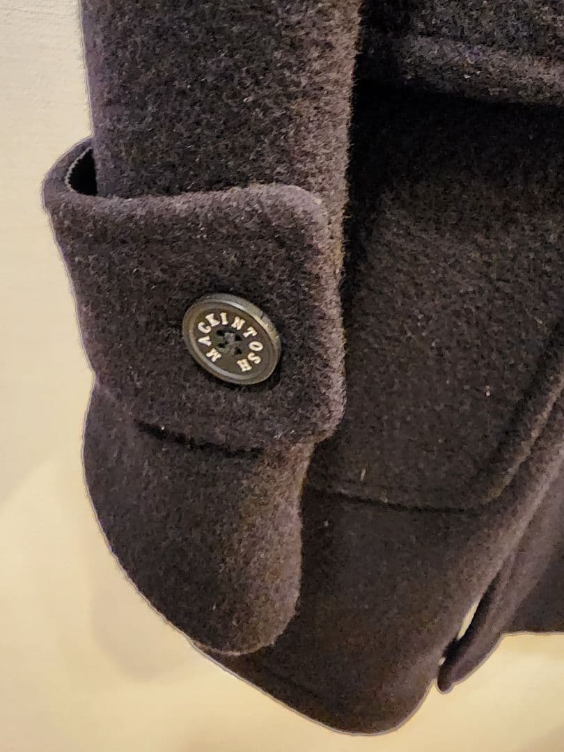 【美品 定価15万円】MACKINTOSH ダッフルコート 黒 38サイズ