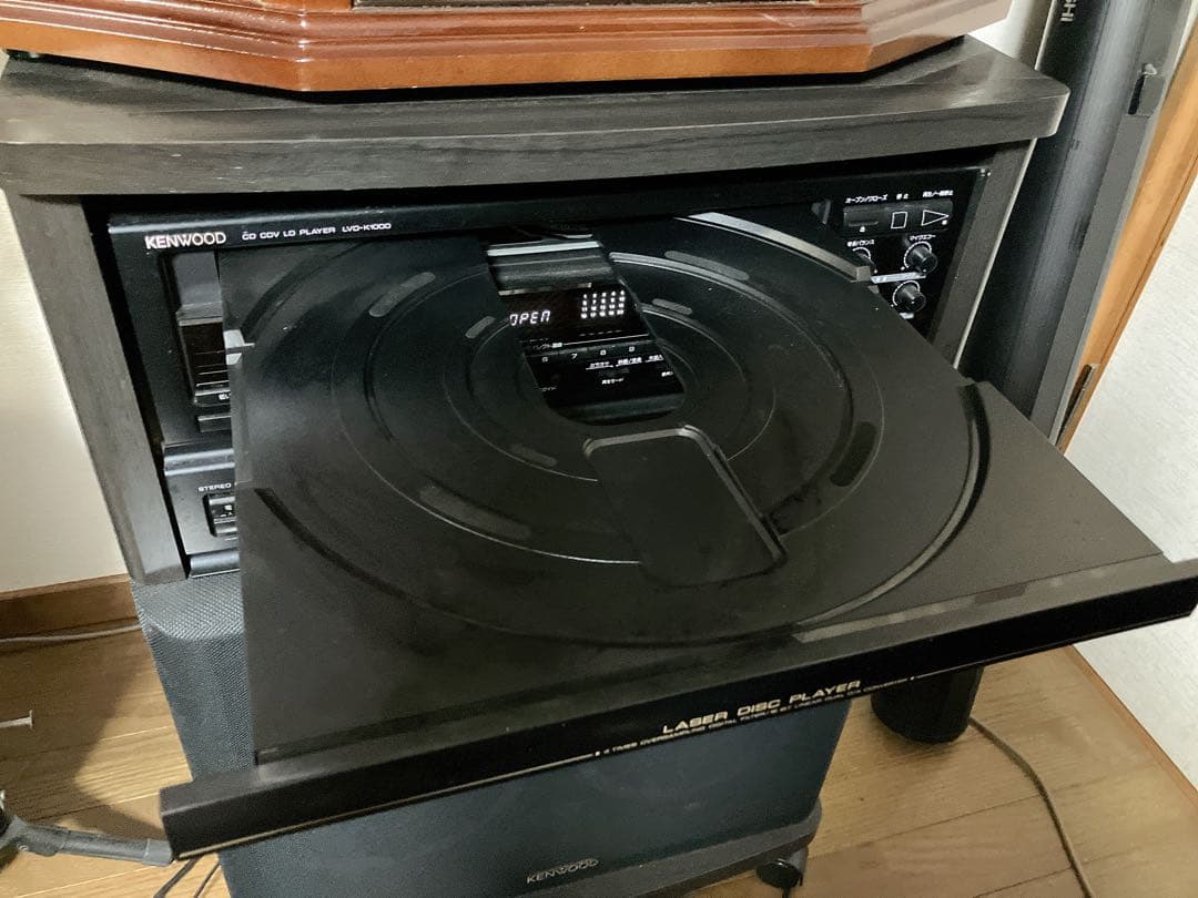 【KENWOOD】LVD-K1000 カラオケ レーザーディスク CD レトロ
