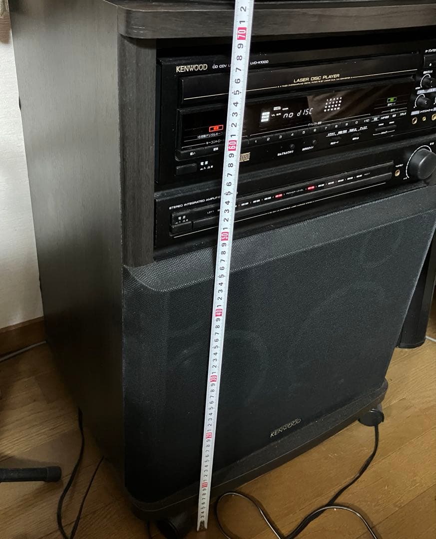 【KENWOOD】LVD-K1000 カラオケ レーザーディスク CD レトロ