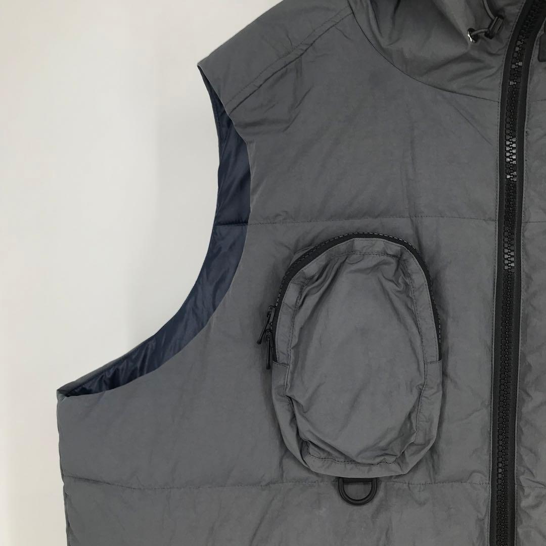 タイトブース×キラーボム　ダウンベスト　L　グレー　上野伸平