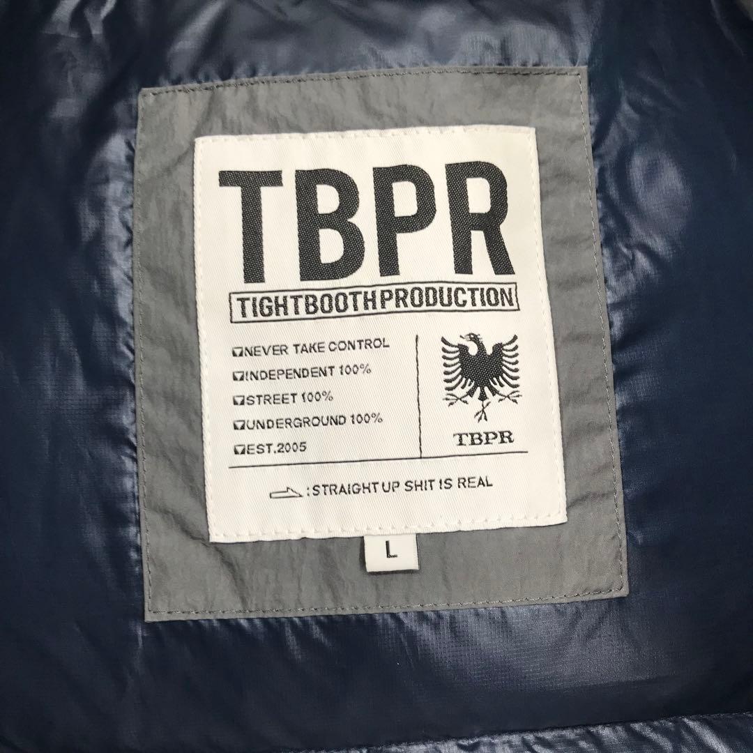 タイトブース×キラーボム　ダウンベスト　L　グレー　上野伸平