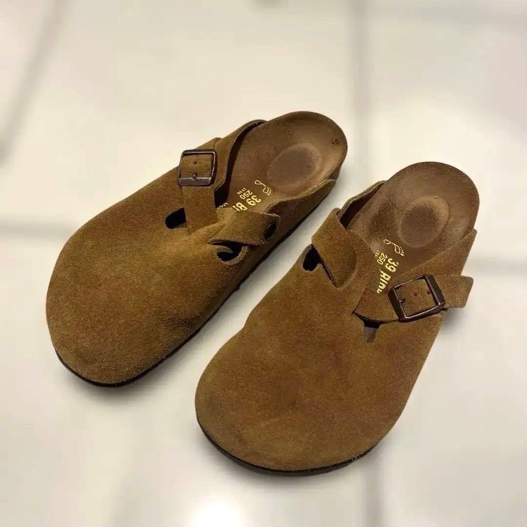 【ポキトキの木】ビルケンシュトック　ボストン　茶　39