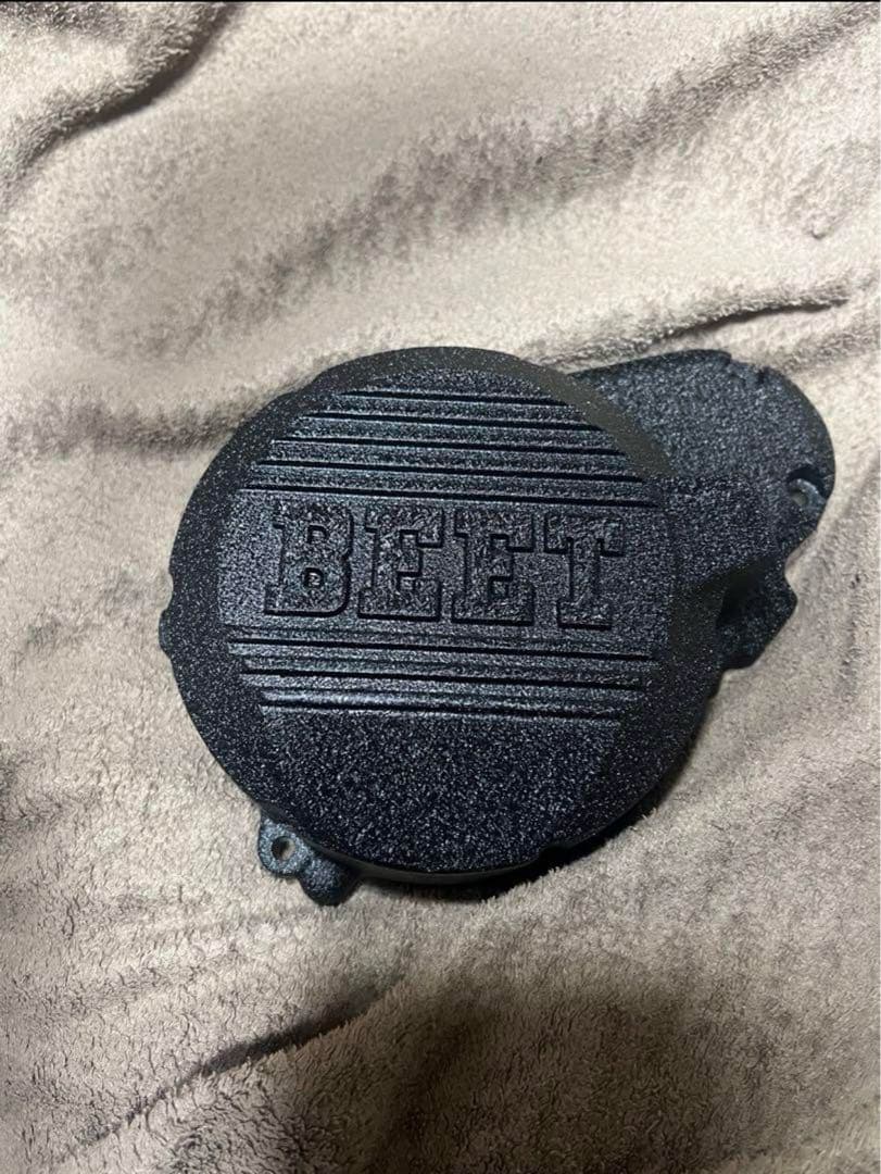 ZRX400 BEET ポイントカバー、ジェネレーターカバー　結晶塗装　黒