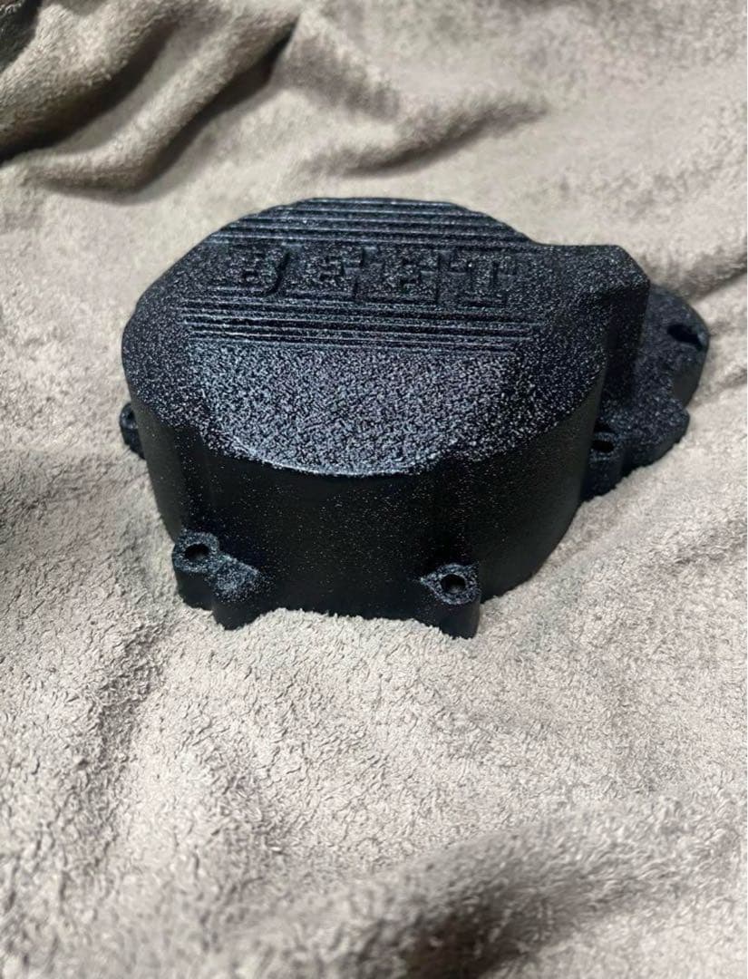 ZRX400 BEET ポイントカバー、ジェネレーターカバー　結晶塗装　黒