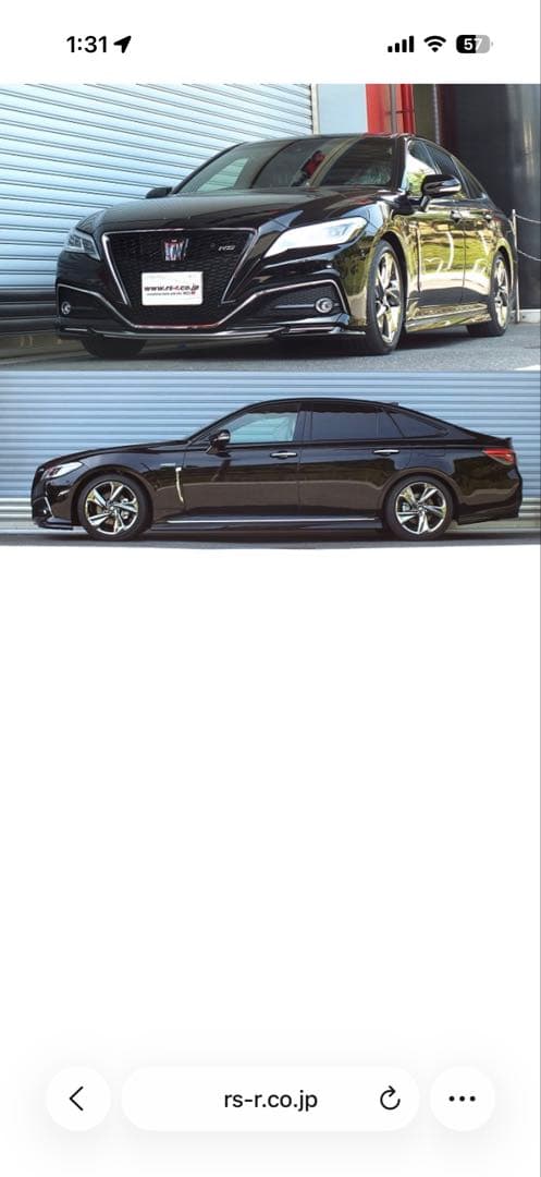 RS-R AZSH20クラウンハイブリッド用 T967TD ダウンサス