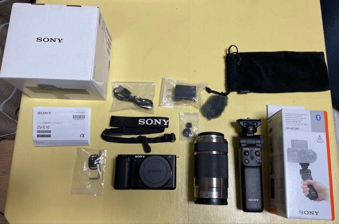 コ*ハ様 【超美品】SONY ZV-E10 ズームレンズ&シューティンググリップ