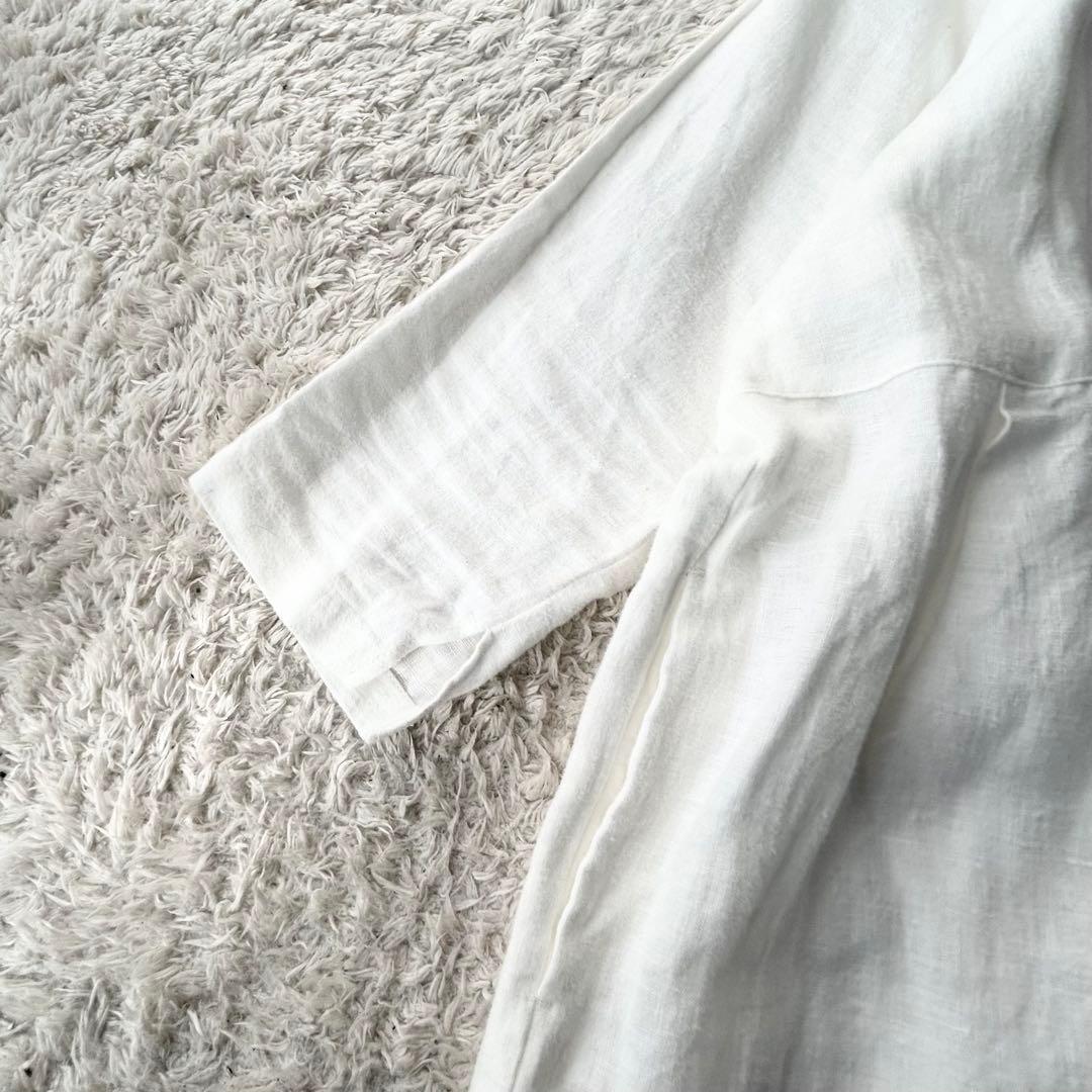 journal standard luxe リネンワンピース ホワイト ゆったり