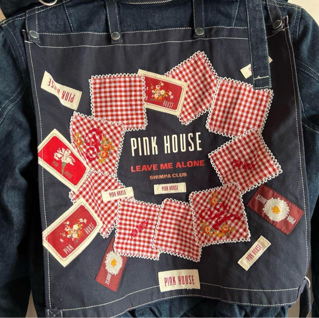 PINK HOUSE ギンガムチェック デニムブルゾン