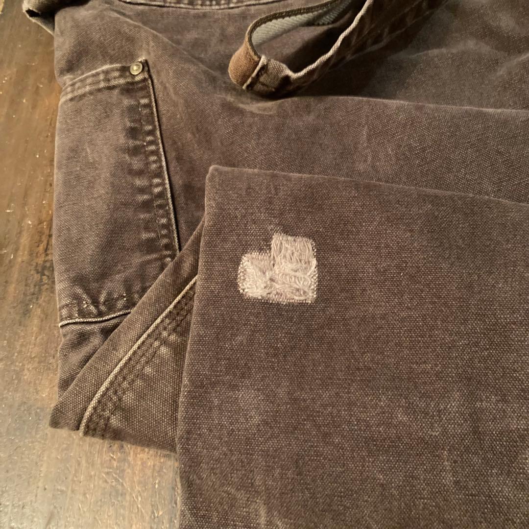 Carhartt ダブルニー オーバーオール ブラウン 焦茶 カーハート W38