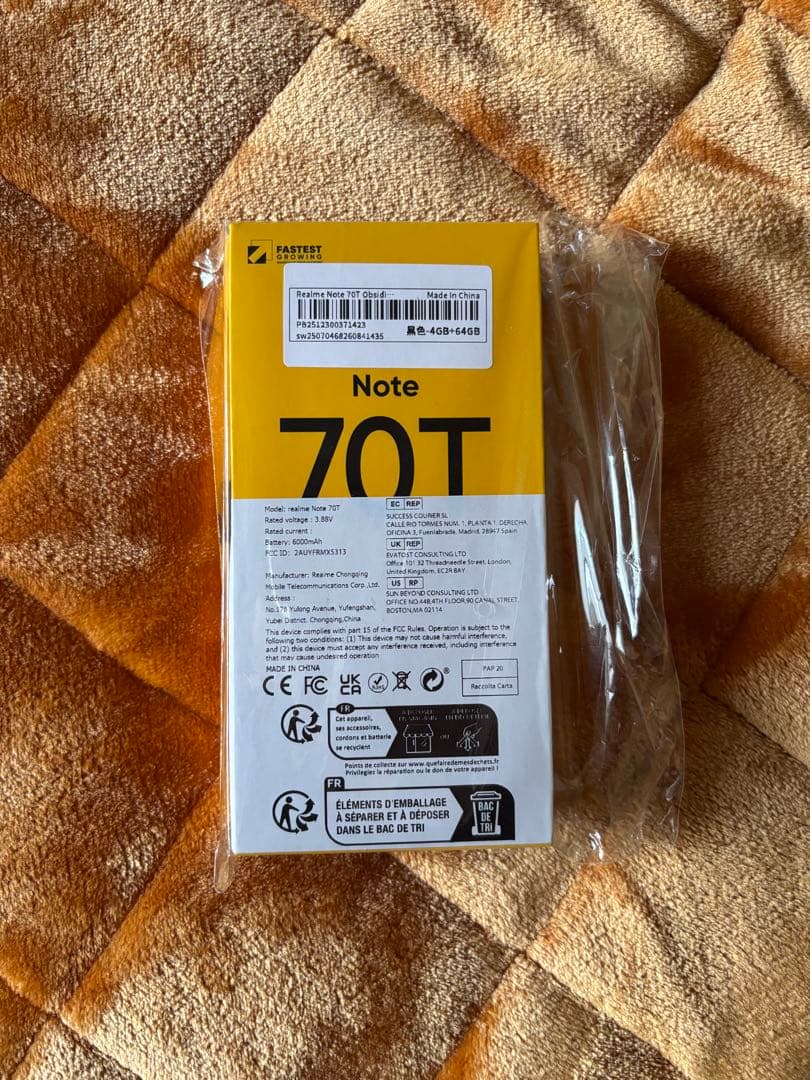 realme Note 70T 5000mAh 32MPカメラ