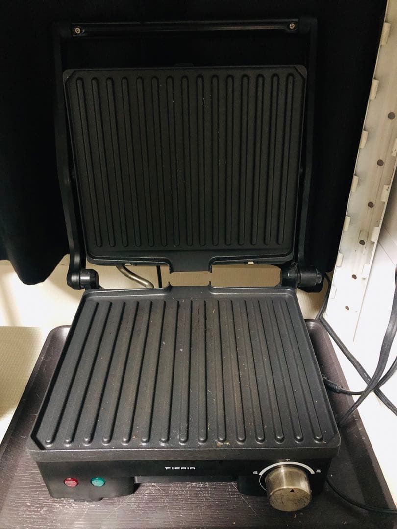 PIERIA ホットサンドメーカー 黒