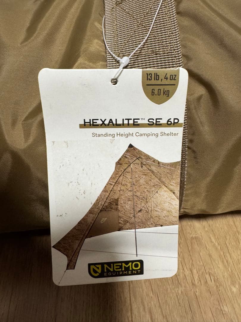 ［おまけ付き］NEMO ニーモ ヘキサライト 6P マルチカムアリッド