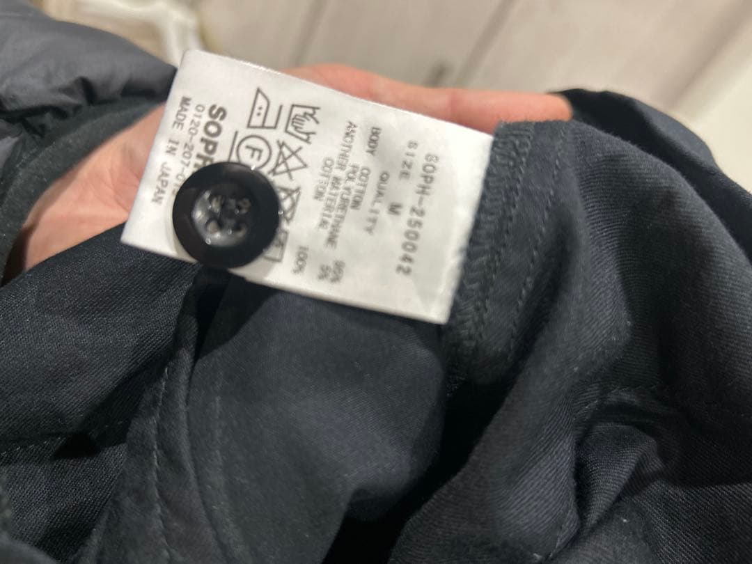 SOPHNET. スリムフィットカーゴスラックス M ブラック　定価39600円