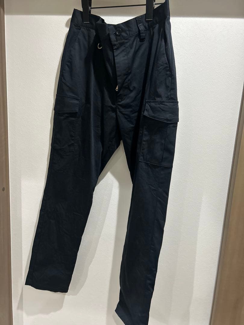 SOPHNET. スリムフィットカーゴスラックス M ブラック　定価39600円