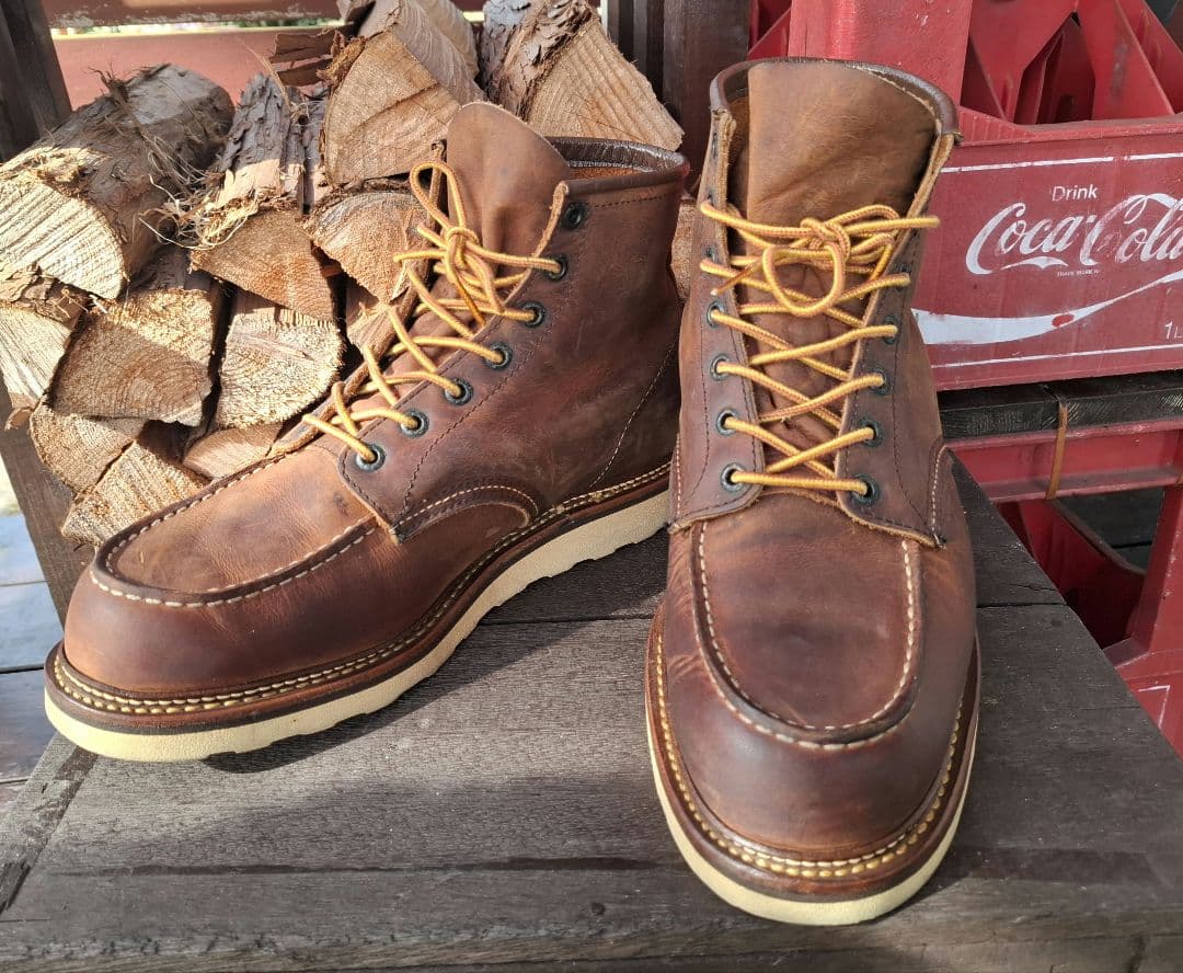 美品　レッドウィング 1907 クラッシックモックトゥ　ラフ&タフ　11D