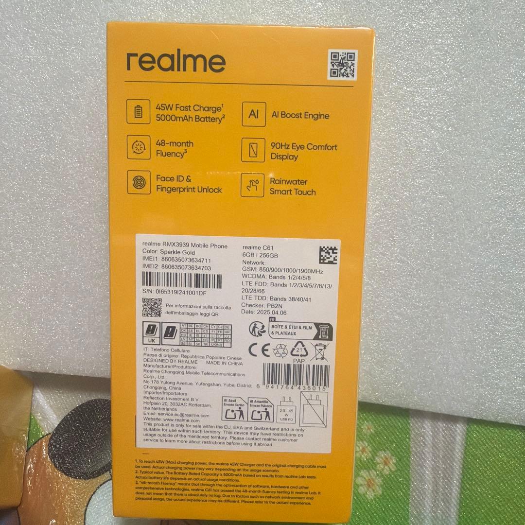 realme C61 6GB/256GB スマートフォン