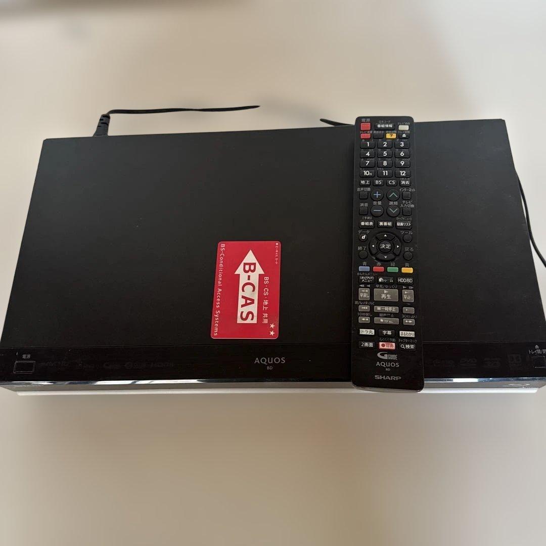 SHARP AQUOS ブルーレイレコーダー　bd-w580