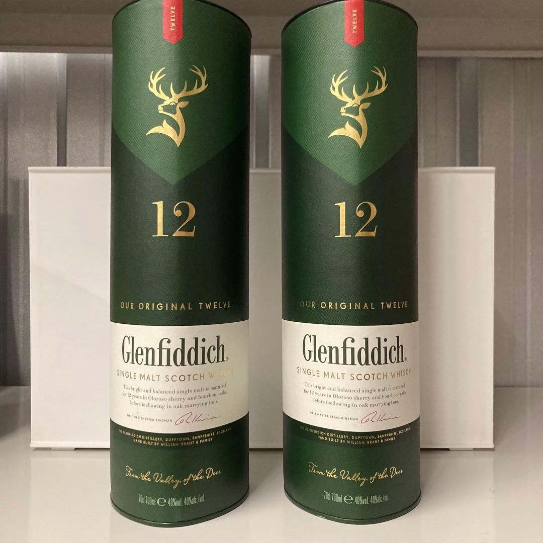 ★２本セット★ シングルモルトウイスキー 700ml グレンフィディック12年
