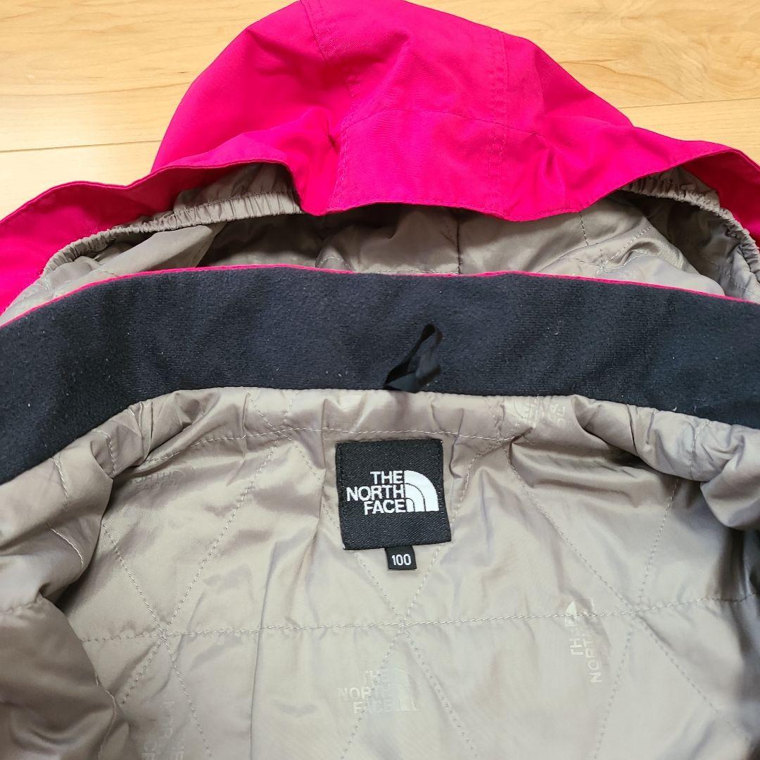 THE NORTH FACE 子ども用スキーウェア ピンク 100cm