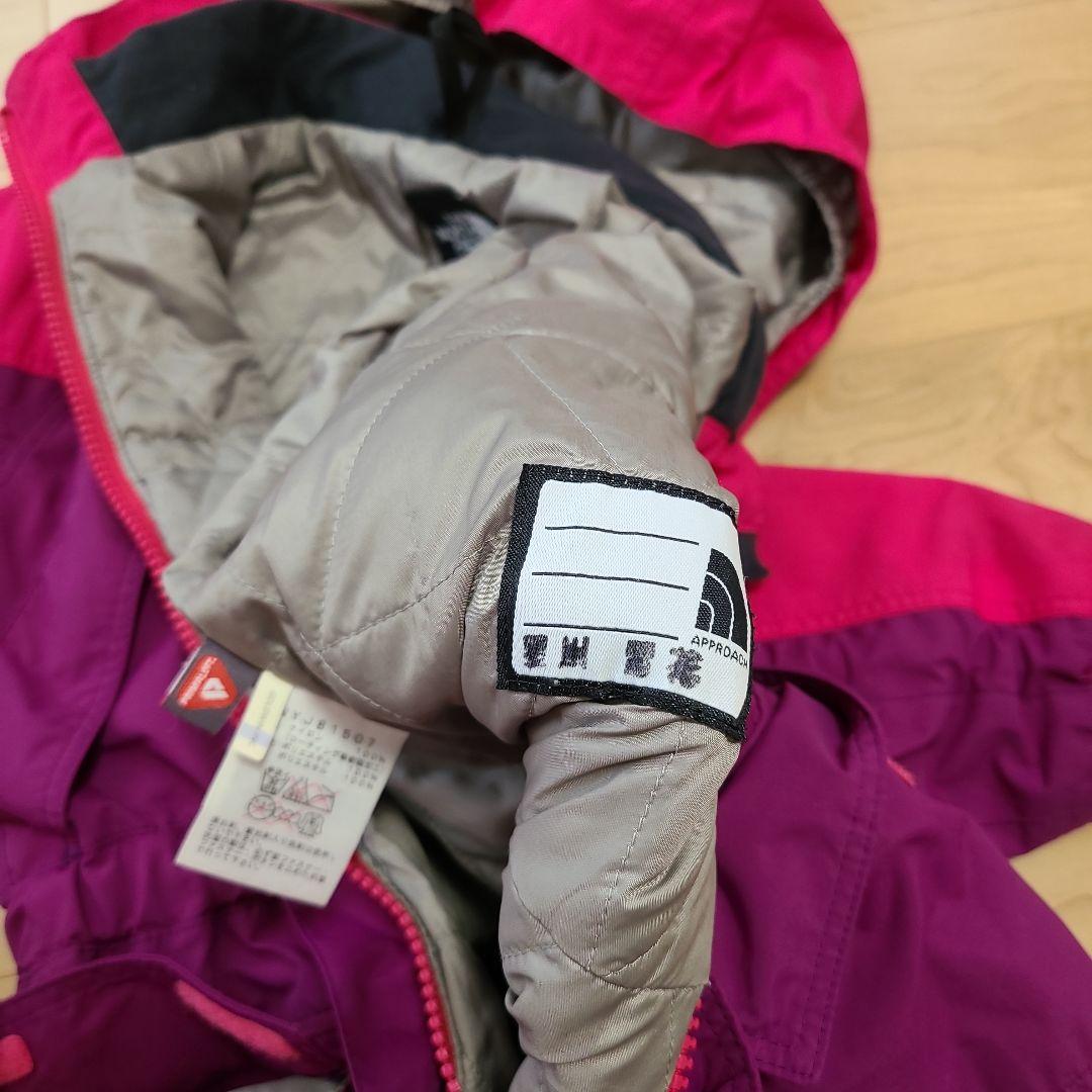 THE NORTH FACE 子ども用スキーウェア ピンク 100cm