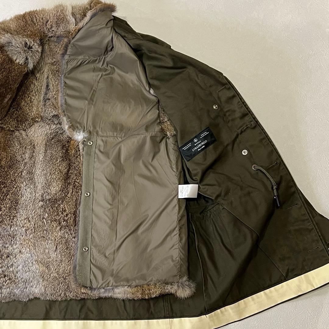 STRASBURGO WORKS 日本製 ファー付ミリタリーコート L
