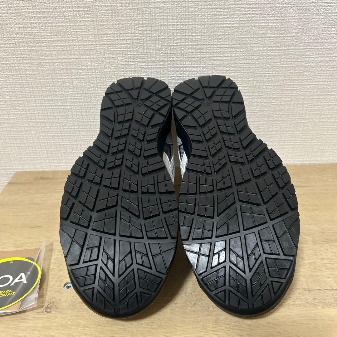 安全靴 アシックス ウィンジョブ CP209 グレー×ホワイト　26.5