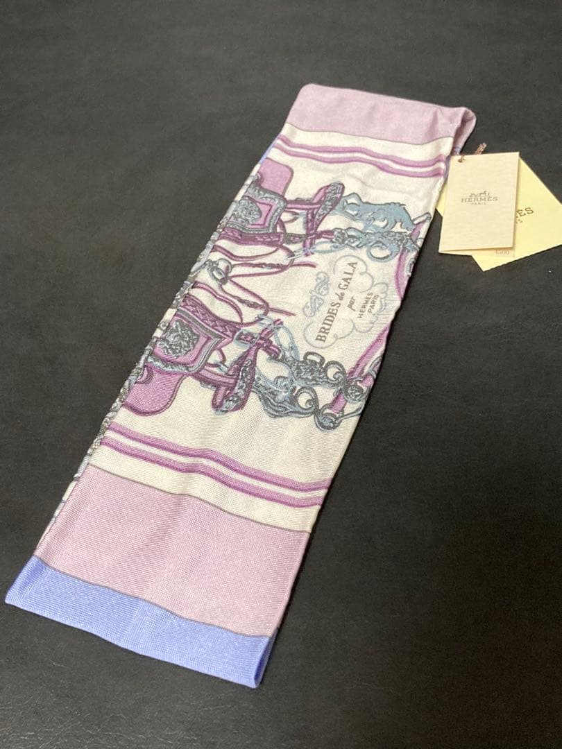 未使用⭐︎ HERMES エルメス　BRIDES & GALA シルク ヘアバンド