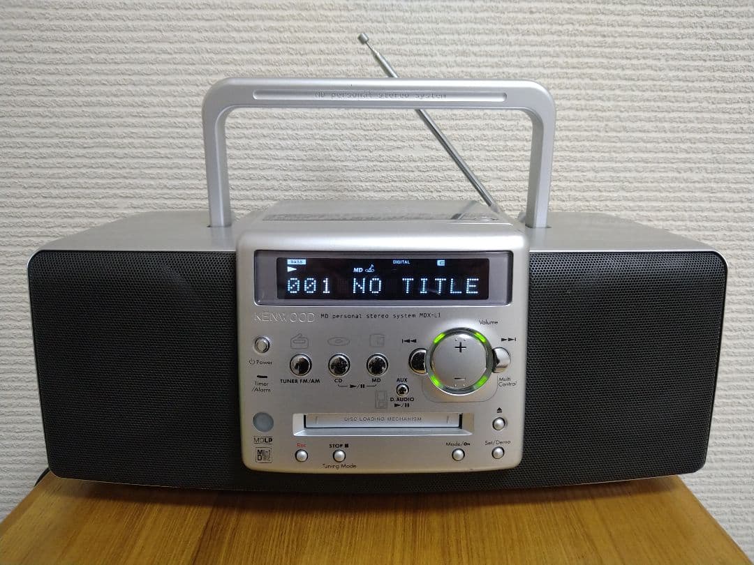 ケンウッド　CD・MD・ラジオシステム 　KENWOOD　MDX-L1