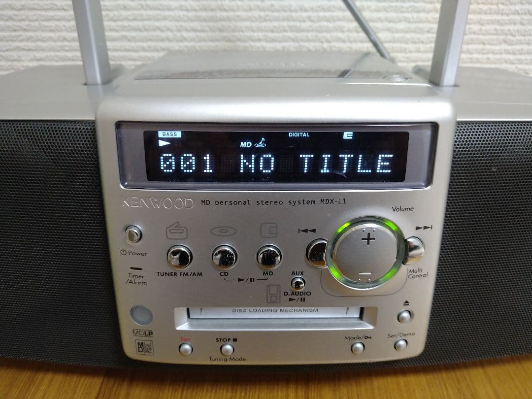 ケンウッド　CD・MD・ラジオシステム 　KENWOOD　MDX-L1